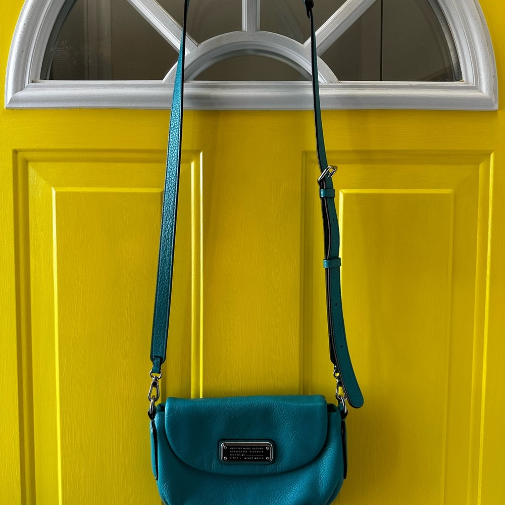 Marc By Marc Jacobs Vibrant Teal Crossbody Bag - Picture 1 of 6